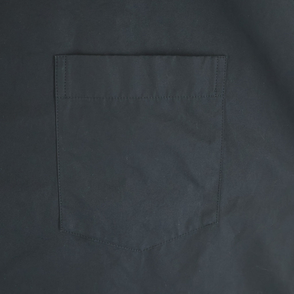 BALENCIAGA(バレンシアガ) 22SS ボタンダウン バッグ ロゴプリント 半袖 シャツ ブラック 738761 TNM60