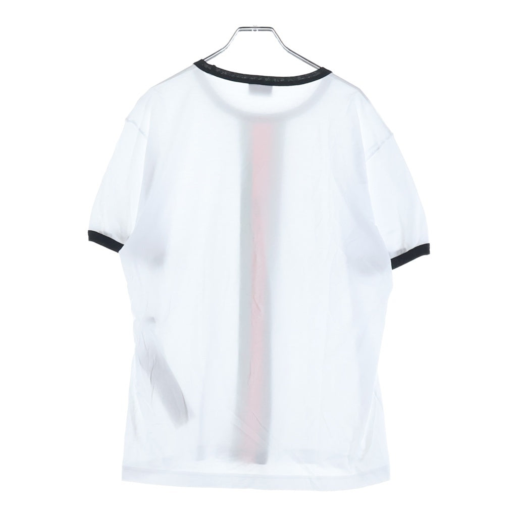 GUCCI(グッチ) コットン ジャージー ロゴプリント 半袖 カットソー Tシャツ ホワイト 872487 XJHYA