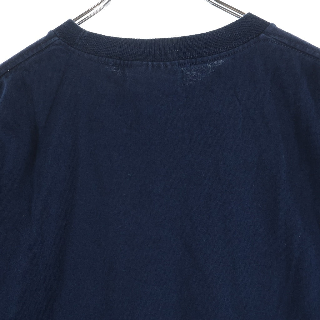 NO BRAND(ノーブランド) SUBWARE プリント 半袖Tシャツ カットソー ネイビー