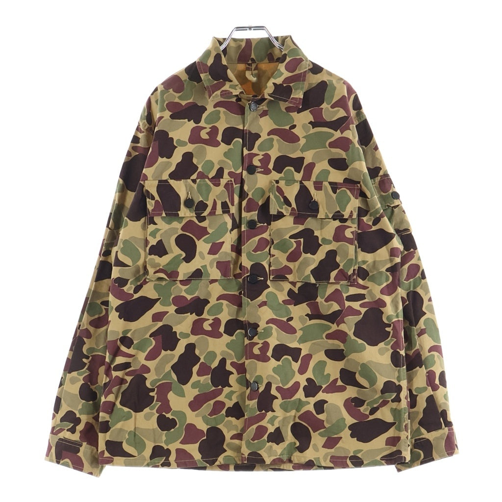 THE REAL McCOY'S(ザリアルマッコイ) BEO GAM CAMOUFLAGE SHIRT ベオガム カモフラージュシャツ ベージュ