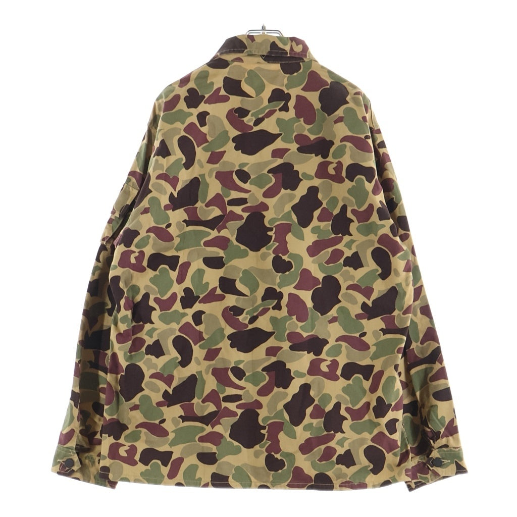 THE REAL McCOY'S(ザリアルマッコイ) BEO GAM CAMOUFLAGE SHIRT ベオガム カモフラージュシャツ ベージュ