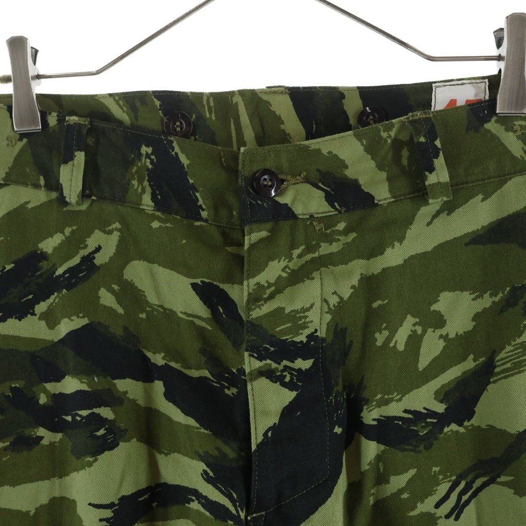 THE REAL McCOY'S(ザリアルマッコイ) LIZARD TROUSERS カモ カーゴパンツ カーキ