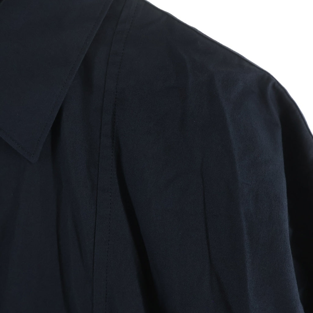 COMME des GARCONS(コムデギャルソン) 23SS Cotton Poplin Shirt コットン ポプリン 長袖シャツ ブラック FK-B023