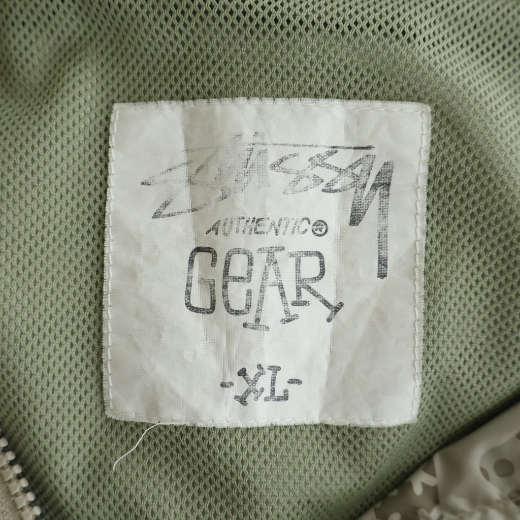 STUSSY(ステューシー) ×ERIC HAZE Camouflage Nylon Zip Up Blouson 迷彩 ブルゾンナイロンジップアップジャケット ベージュ