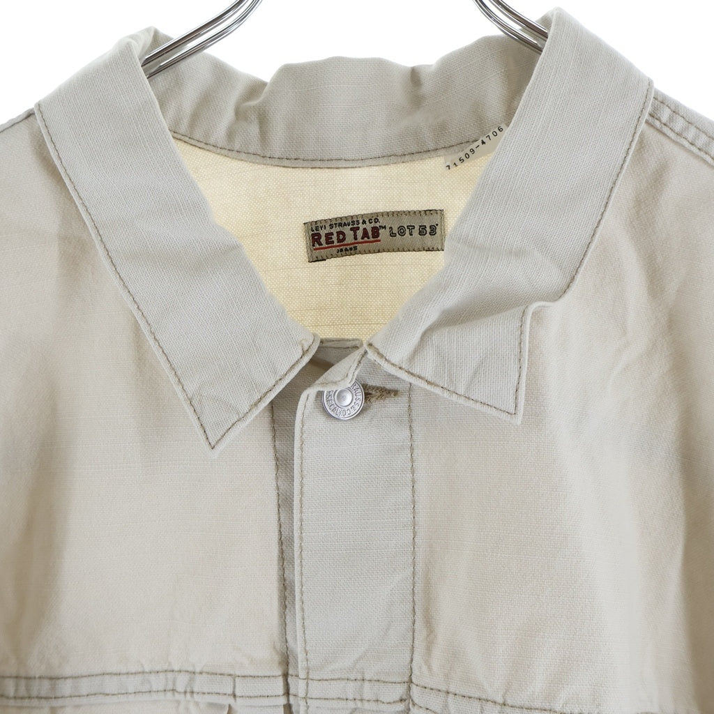 Levi's リーバイス 90S 赤タブ LOT53 70509 デニムジャケット アイボリー Levi's(リーバイス) 90S 赤タブ LOT53 70509 デニムジャケット