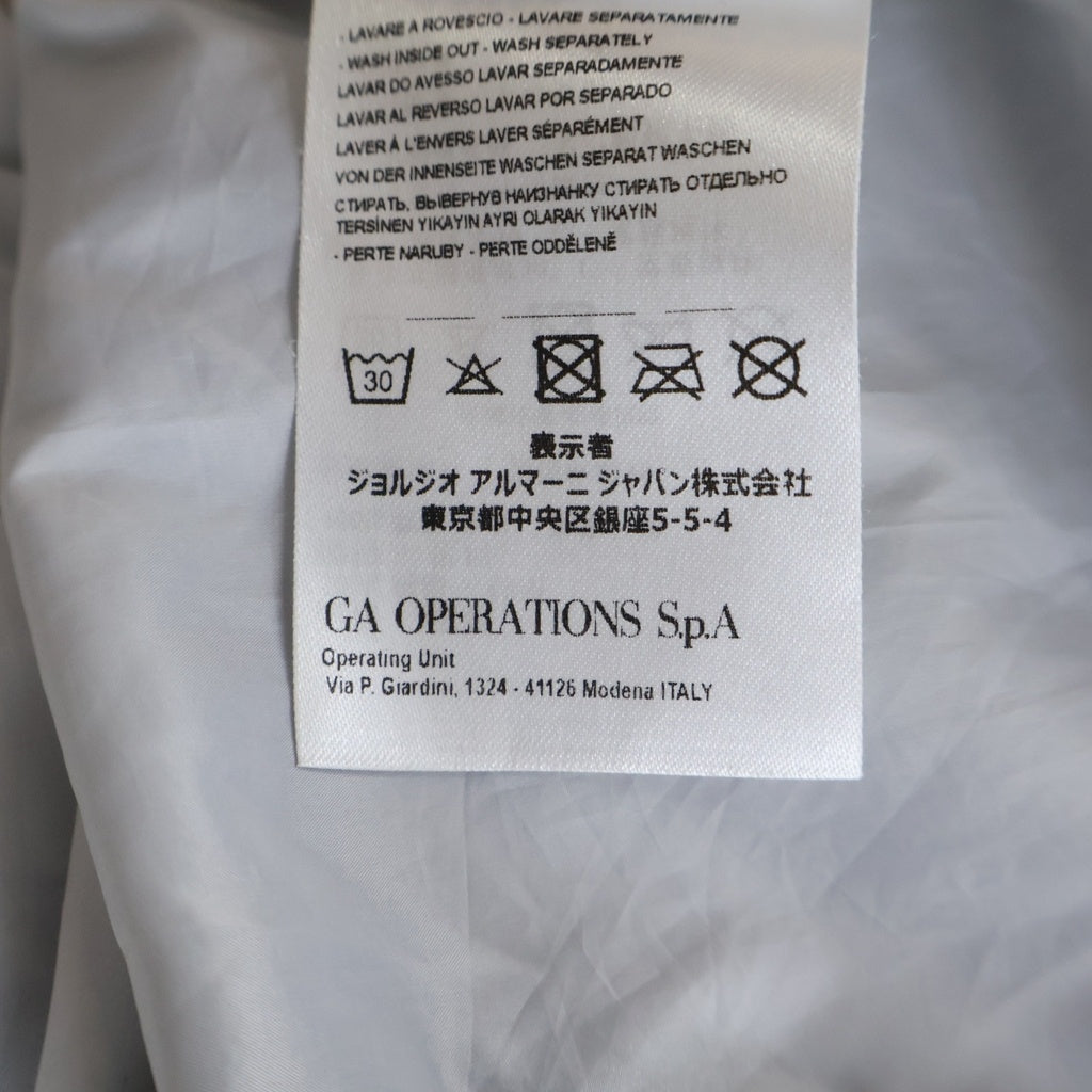 Armani Exchange(アルマーニ エクスチェンジ) 総柄 ジップアップ ブルゾン ジャケット ブラック 3GZB38 ZNE9Z