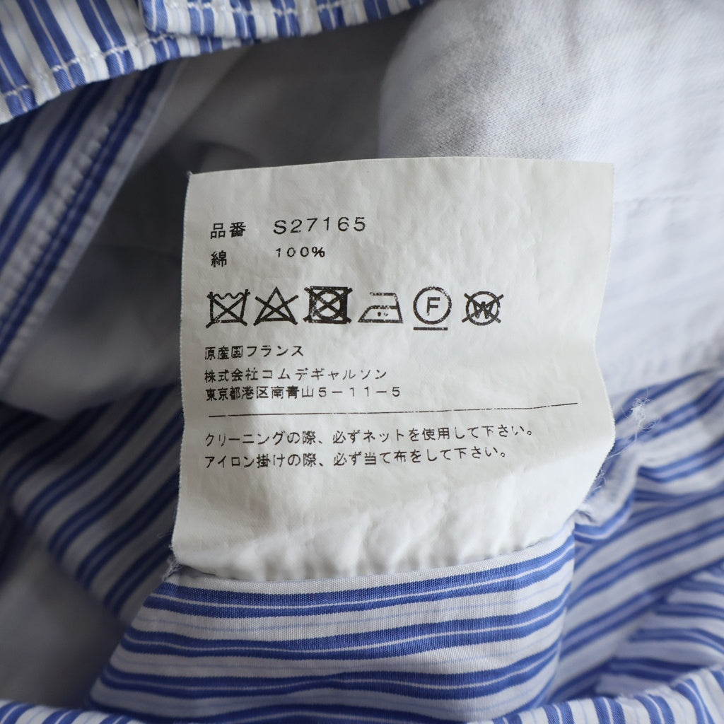 COMME des GARCONS(コムデギャルソン) 19SS パネル ストライプ シャツ
