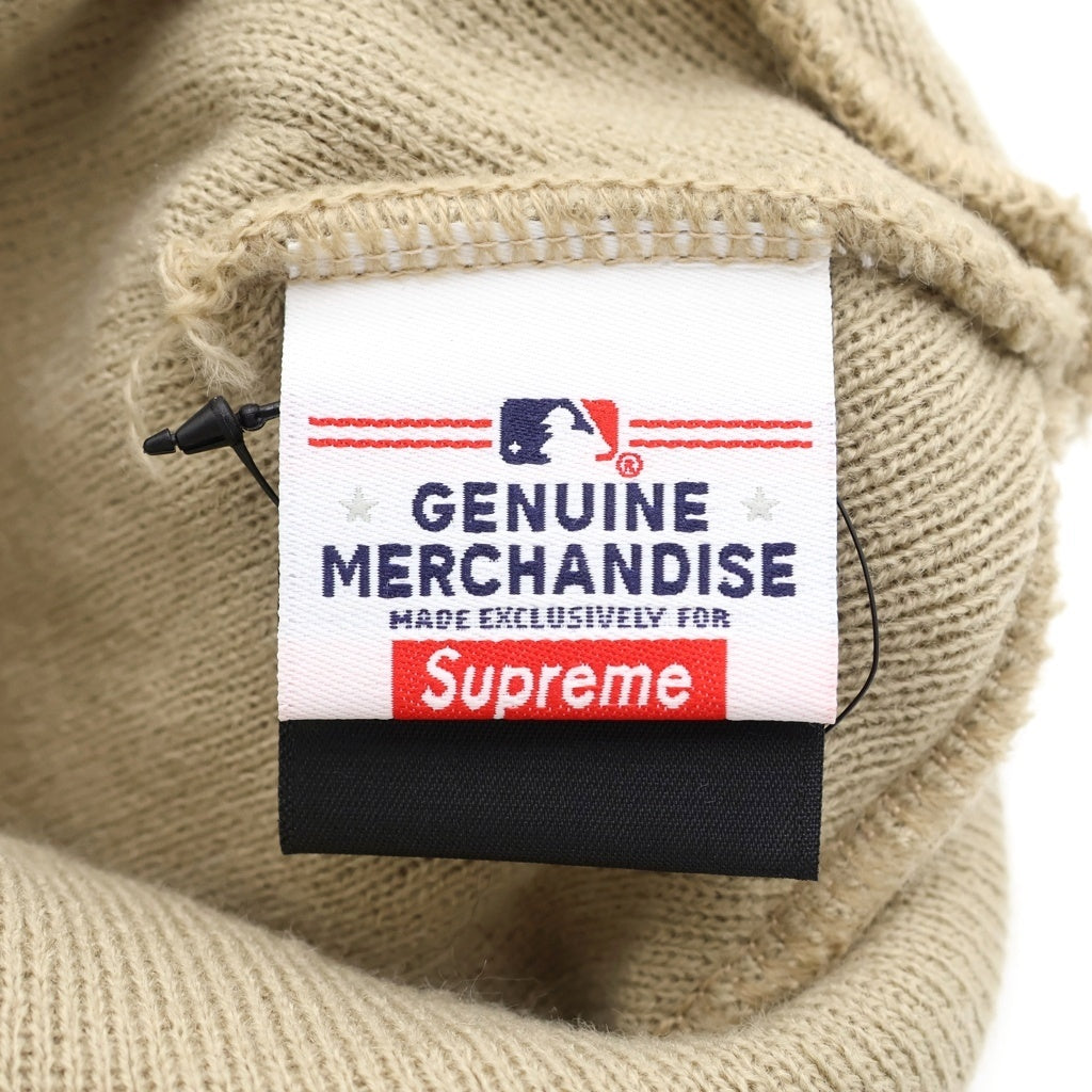 SUPREME(シュプリーム) ×New York Yankees ×New Era Box Logo Beanie ビーニー カーキ