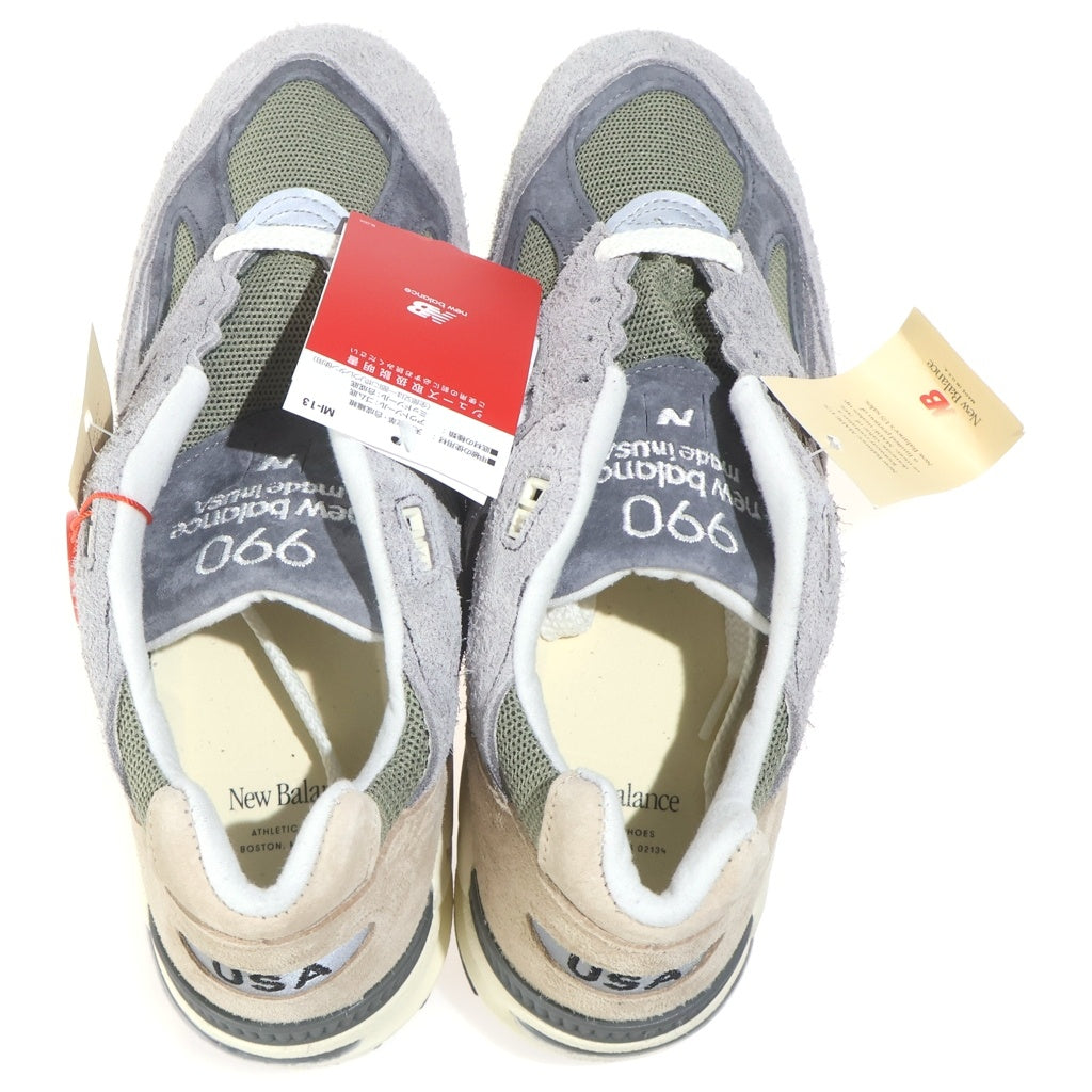New Balance(ニューバランス) M990TD2 スウェード ローカットスニーカー グレー