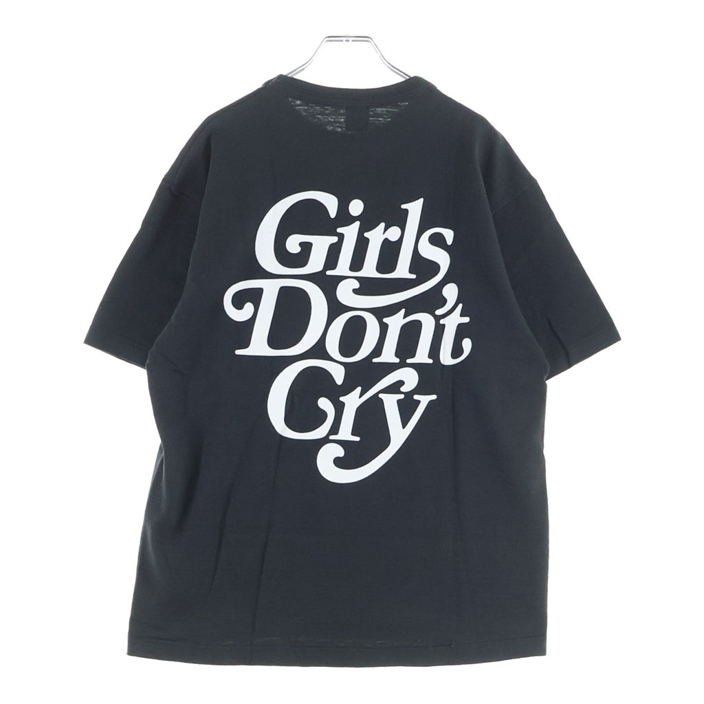 HUMAN MADE(ヒューマンメイド) Girls Don't Cry ロゴプリントTシャツ ブラック