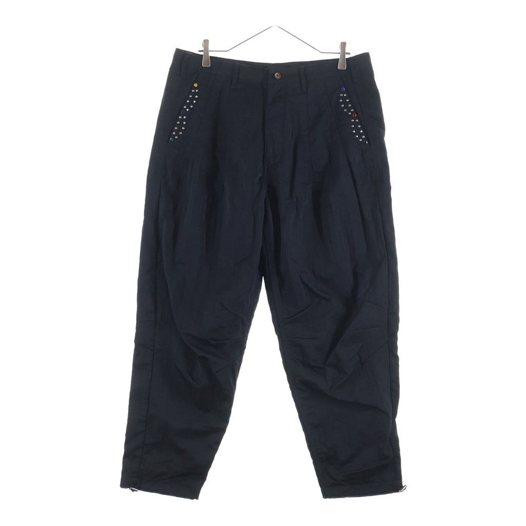 DENHAM(デンハム) スタッズ ナイロン パンツ ブラック 27211-2-10005