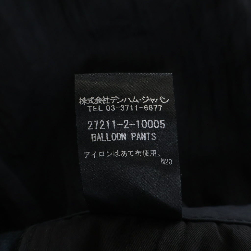 DENHAM(デンハム) スタッズ ナイロン パンツ ブラック 27211-2-10005