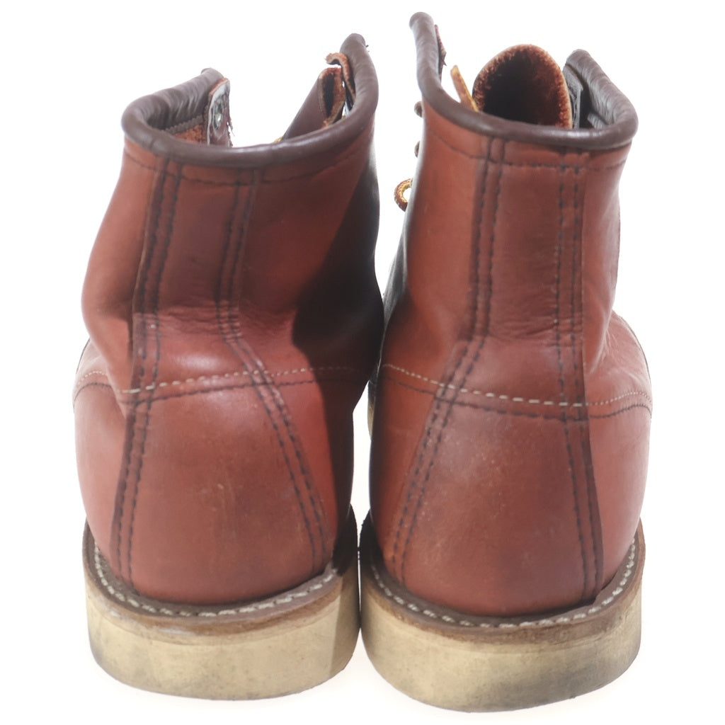 RED WING(レッド ウイング) 6-inch CLASSIC MOC 6インチ クラシックモック オロラセット ポーテージ レザー ショート ブーツ レッド 8875 US5