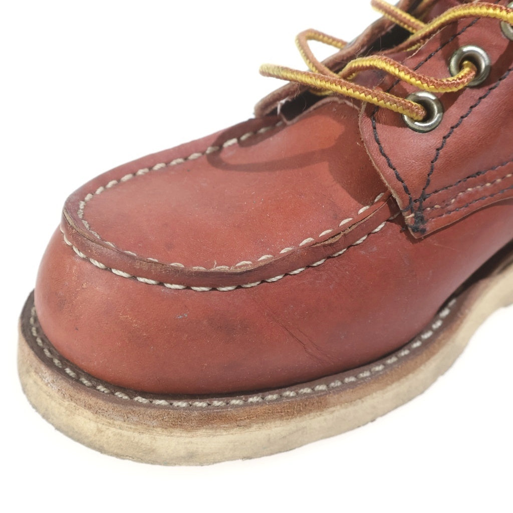RED WING(レッド ウイング) 6-inch CLASSIC MOC 6インチ クラシックモック オロラセット ポーテージ レザー ショート ブーツ レッド 8875 US5