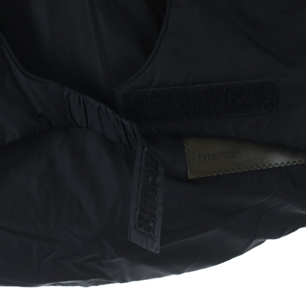 PRADA SPORT プラダ スポーツ 99AW NINJA FOODIE ハーフジップナイロン フーデットベスト ブラック PRADA SPORT(プラダ スポーツ) 99AW NINJA FOODIE ハーフジップ