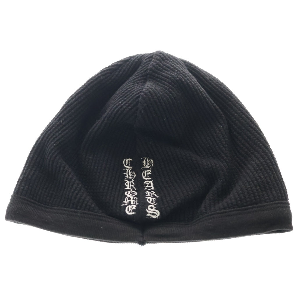 CHROME HEARTS(クロムハーツ) BEANIE CHクロス刺繍 ビーニー ニット帽 ブラック