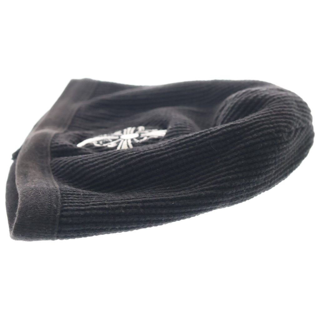 CHROME HEARTS(クロムハーツ) BEANIE CHクロス刺繍 ビーニー ニット帽 ブラック