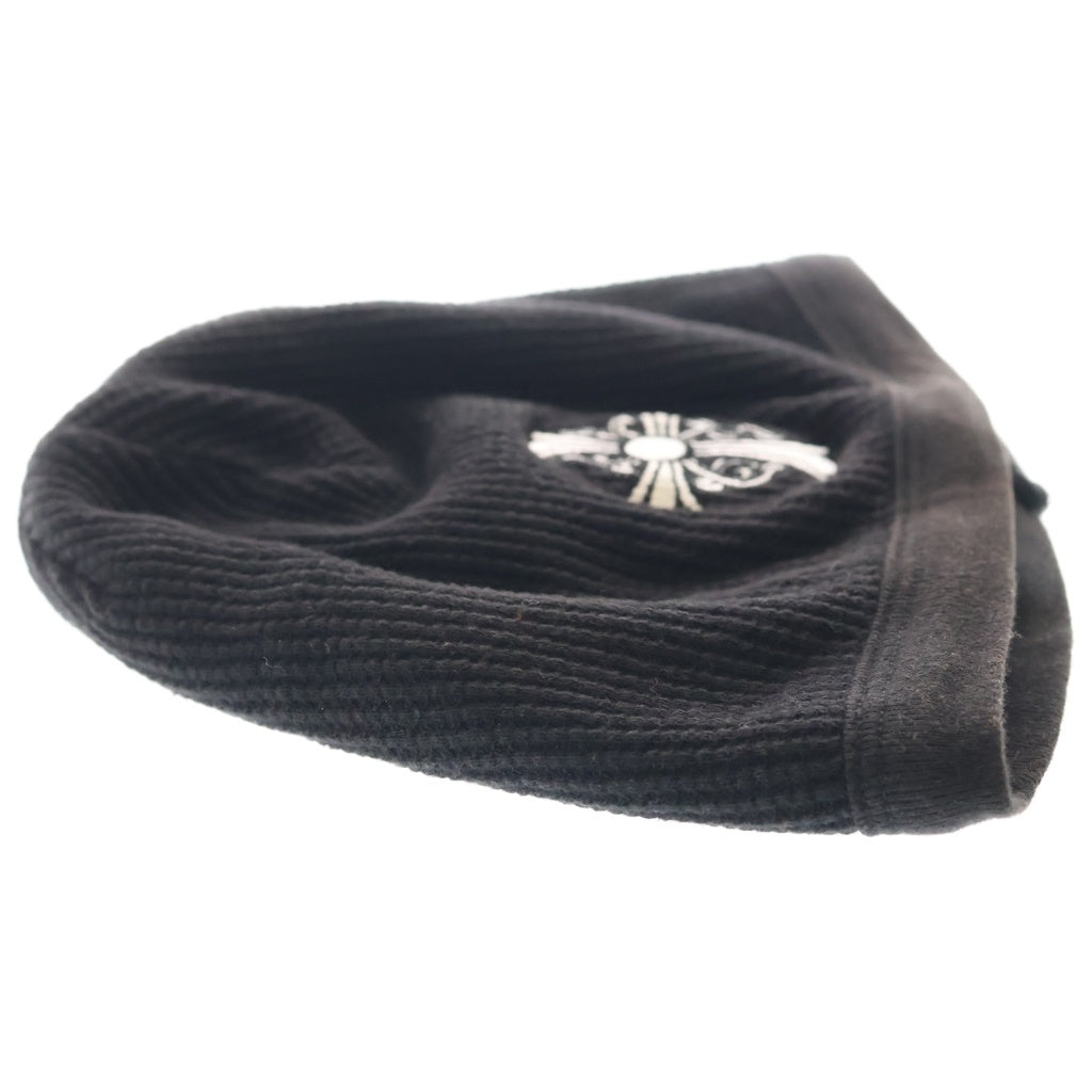 CHROME HEARTS(クロムハーツ) BEANIE CHクロス刺繍 ビーニー ニット帽 ブラック