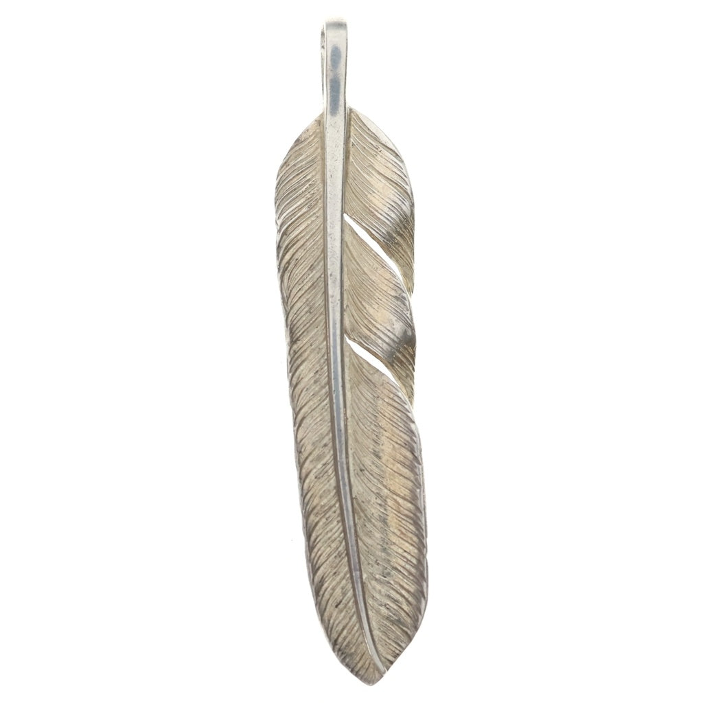 鷲見太郎(ワシミタロウ) M flight feather 02 フライトフェザー ペンダントトップ シルバー WSP14M-02