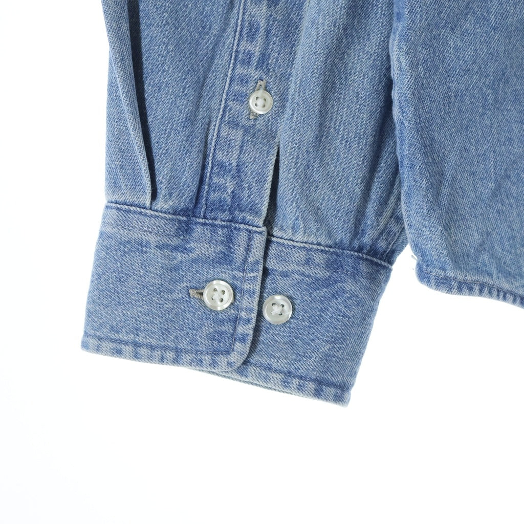SUPREME(シュプリーム) 20AW Classic Logo Denim Shirt クラシックロゴ刺繍 長袖ボタンダウンシャツ インディゴ