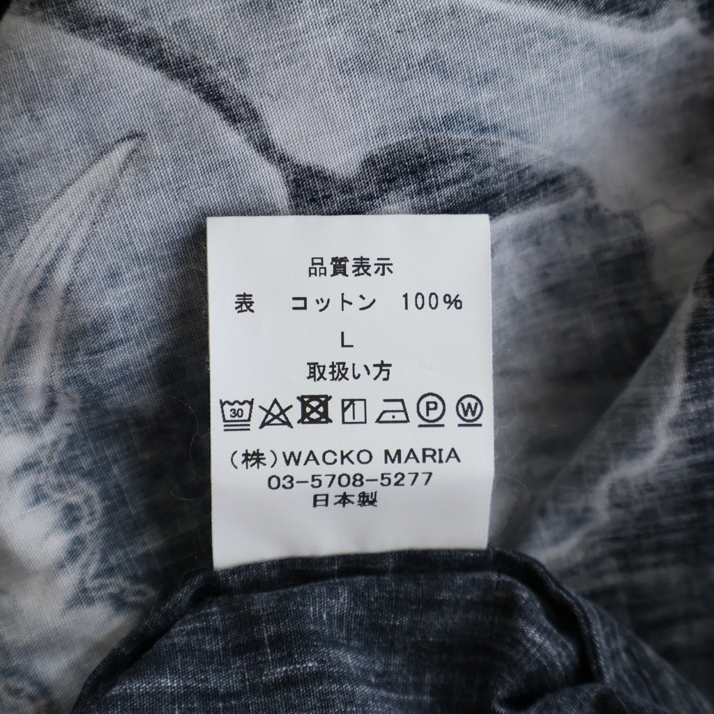 WACKO MARIA(ワコマリア) × 56 TATTOO STUDIO DABO SHIRT タトゥースタジオ ダボ シャツ 半袖 ブラック