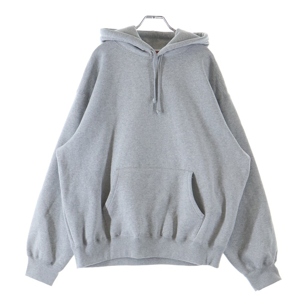 SUPREME(シュプリーム) 25AW Satin Applique Hooded Sweat Shirt サテン アップリケ スウェットプルオーバーパーカー グレー