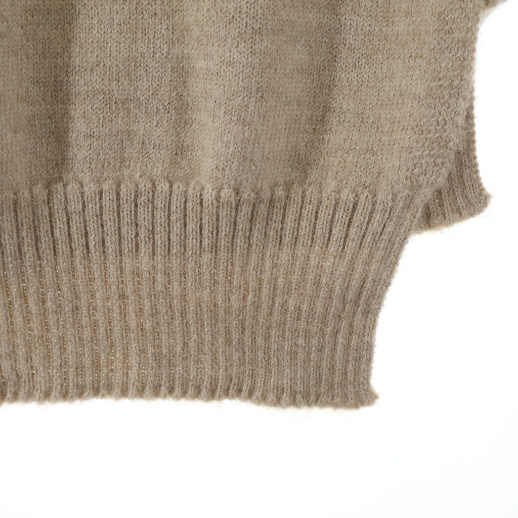 Maison Margiela(メゾンマルジェラ) 22AW Vネック ウール ニット ベスト ベージュ S50TH0057