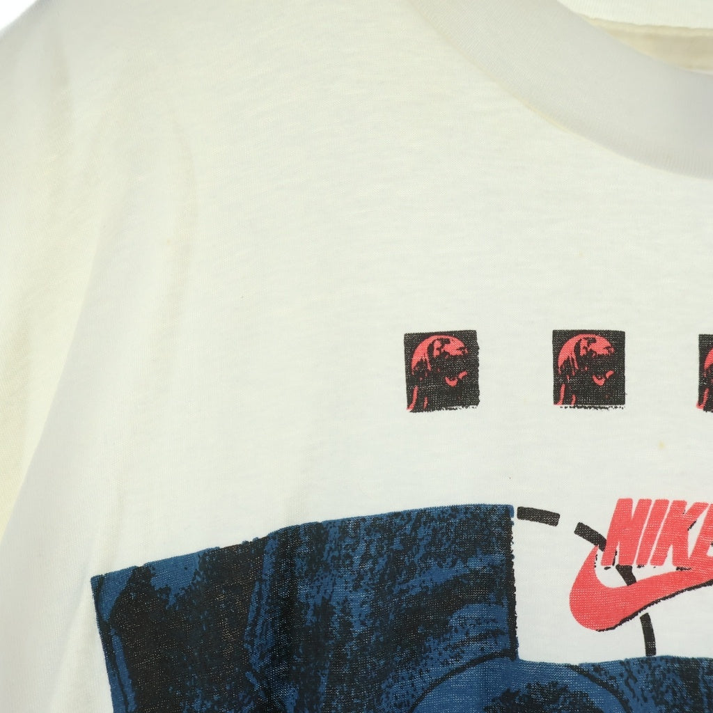 NIKE(ナイキ) 90S VINTAGE ヴィンテージ 銀タグ マイケルジョーダン プリント 半袖カットソー Tシャツ マルチ VLA080
