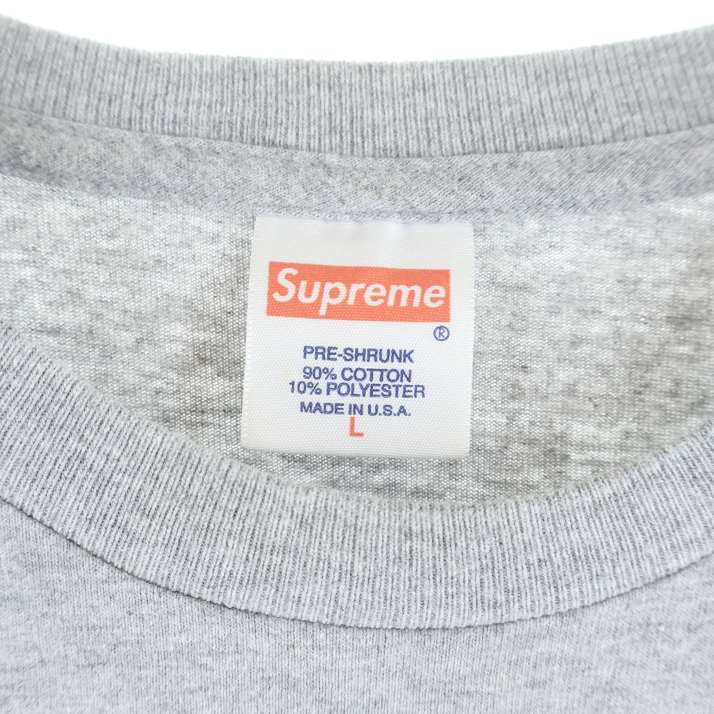 SUPREME(シュプリーム) 14AW Krs One Tee フォトプリント 半袖カットソー Tシャツ グレー