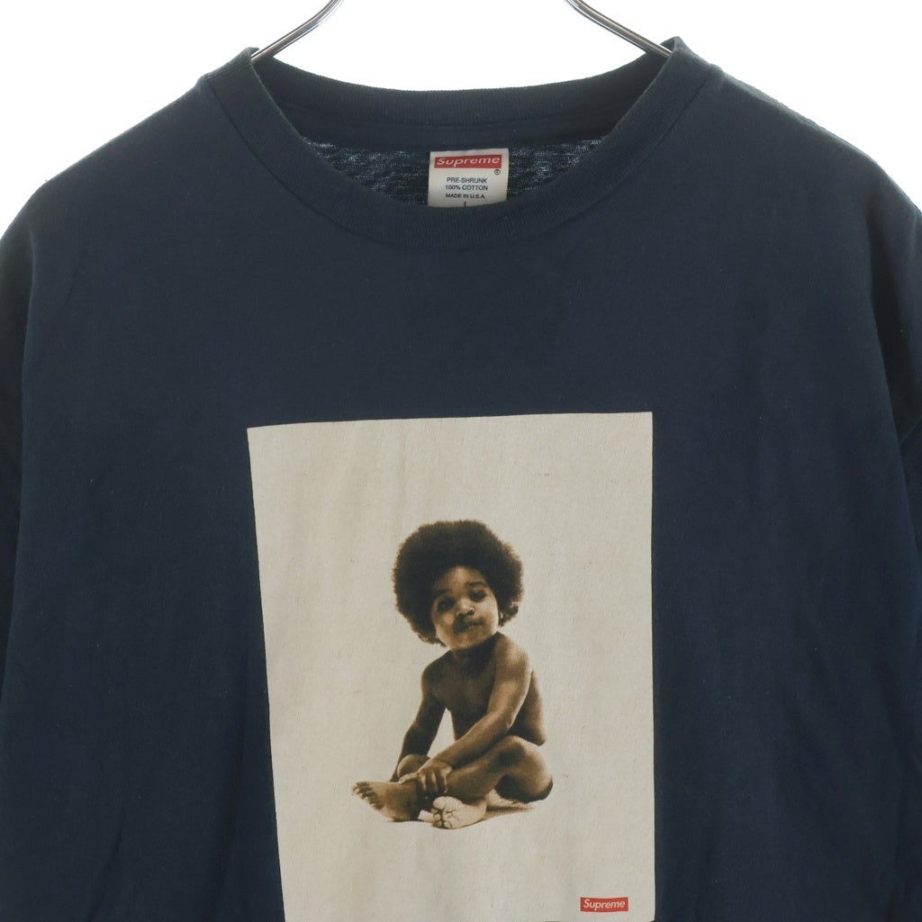 SUPREME(シュプリーム) 11AW Biggy Tee ビギー Tシャツ フォトプリント ネイビー
