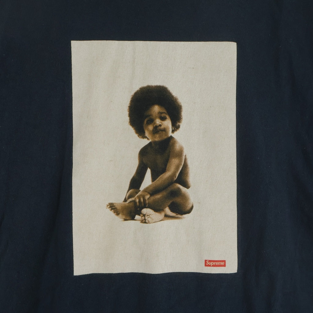 SUPREME(シュプリーム) 11AW Biggy Tee ビギー Tシャツ フォトプリント ネイビー