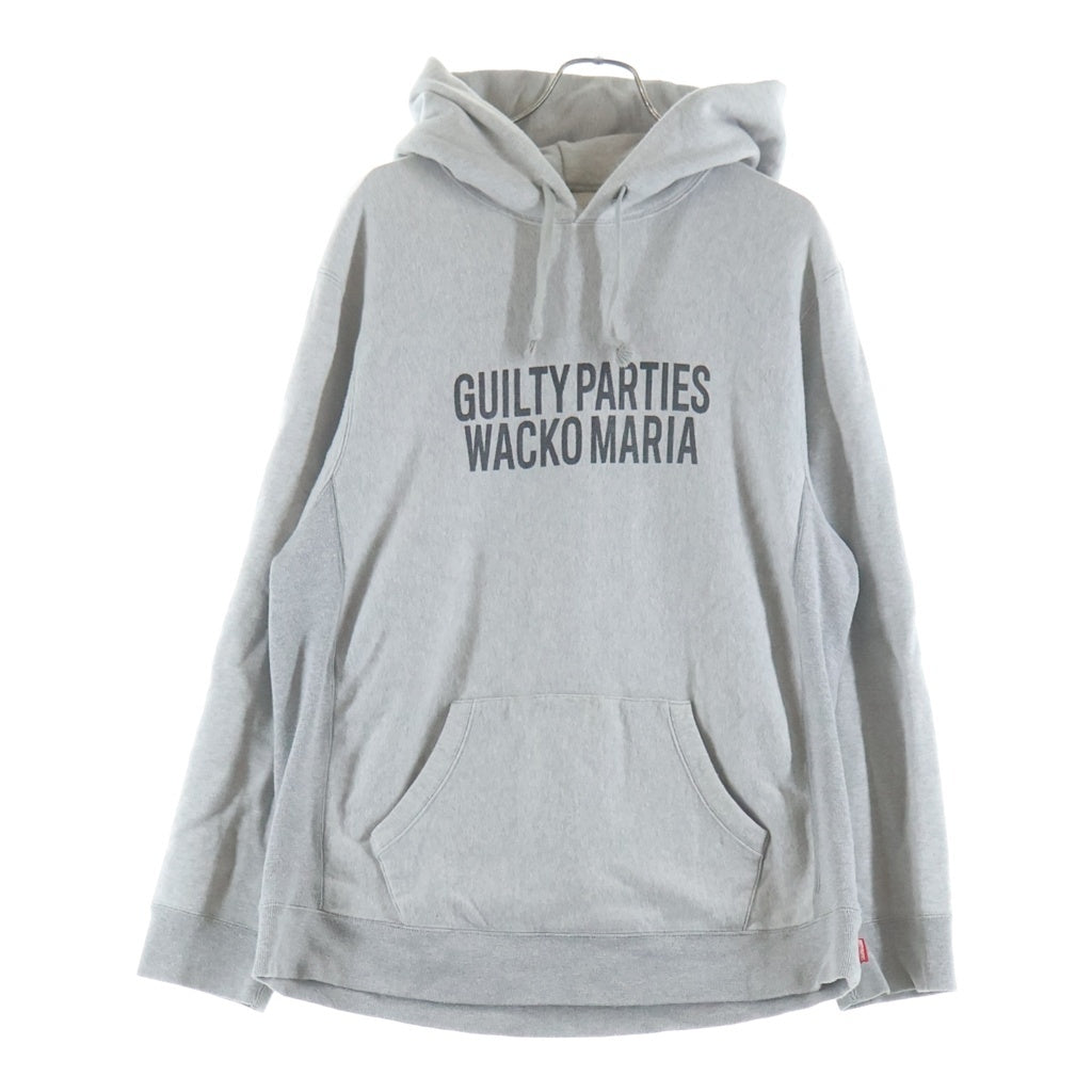 WACKO MARIA(ワコマリア) HEAVY WEIGHT PULLOVER HOODED SWEAT SHIRT ヘビー ウェイト プルオーバー フーデッド スウェット シャツ グレー