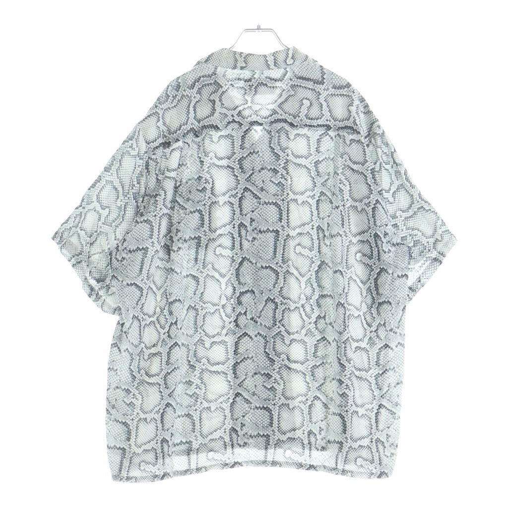 WACKO MARIA(ワコマリア) PYTHON OPEN COLLAR SHIRT パイソン オープン