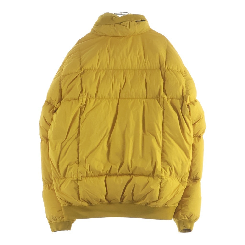 STONE ISLAND(ストーンアイランド) ロゴ ワッペン ジップアップ ダウン ジャケット イエロー 691540423