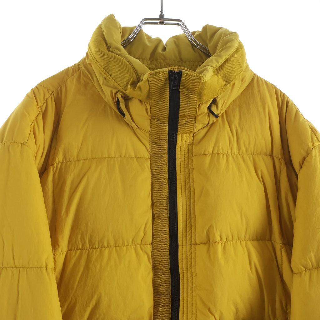 STONE ISLAND(ストーンアイランド) ロゴ ワッペン ジップアップ ダウン ジャケット イエロー 691540423