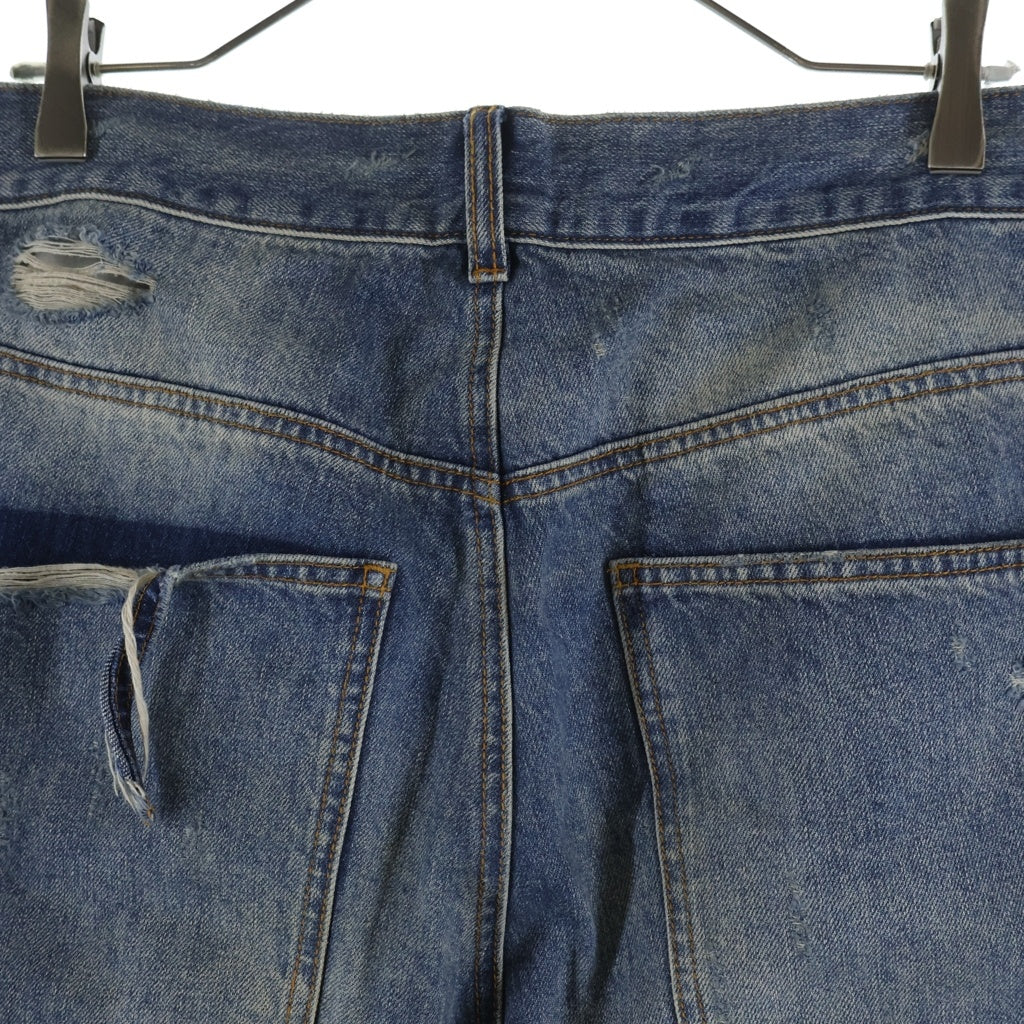 FR(13)NDS(フレンズ) 23AW HDKダメージ ワイド デニムパンツ インディゴ 23A-PTL071-RF
