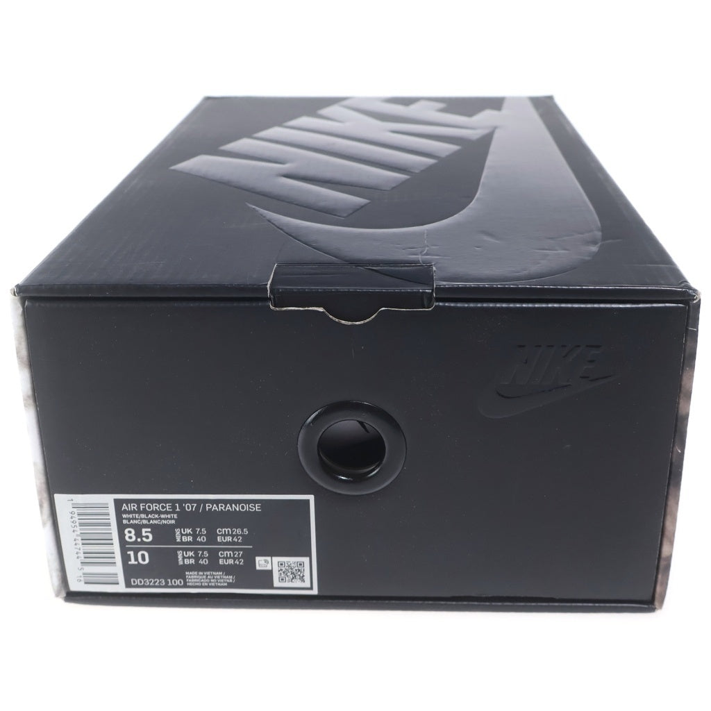 NIKE(ナイキ) ×PEACEMINUSONE AIR FORCE1 07 PARANOISE DD3223-100 ピースマイナスワン エアフォース1 07 パラノイズ ローカットスニーカー ホワイト US8.5/26.5cm