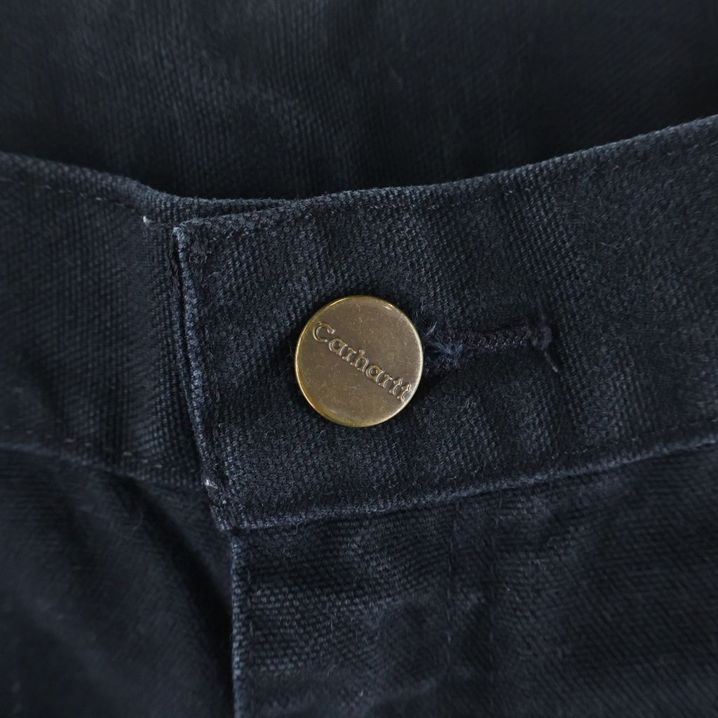 CARHARTT(カーハート) DUCK WORK PANTS ダック地 ワークペインターパンツ ブラック B11-BLK