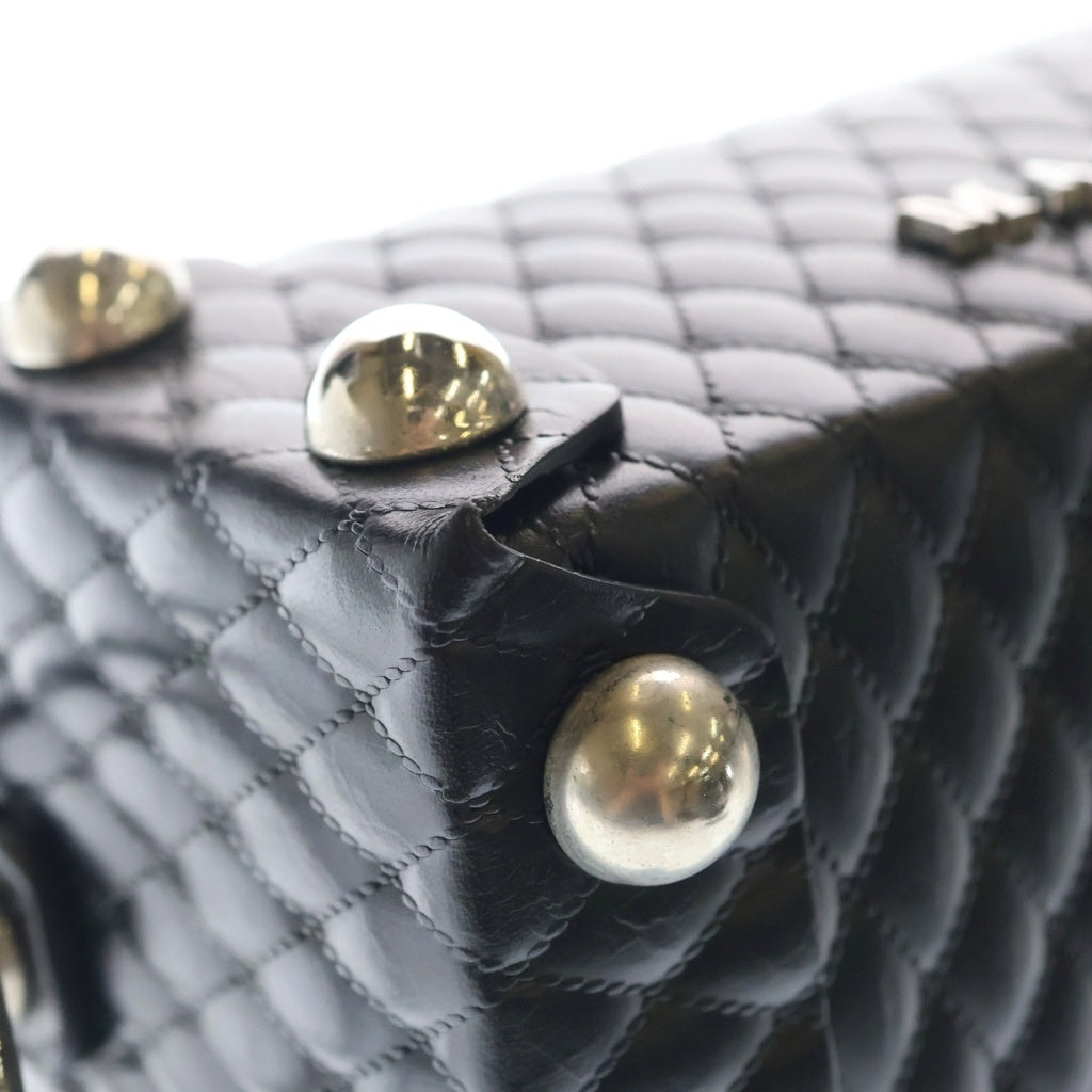 MASU(エムエーエスユー) 25SS LEATHER CAKE MINI BAG レザーケーキミニバッグ ブラック M25K6OJ002 レディース