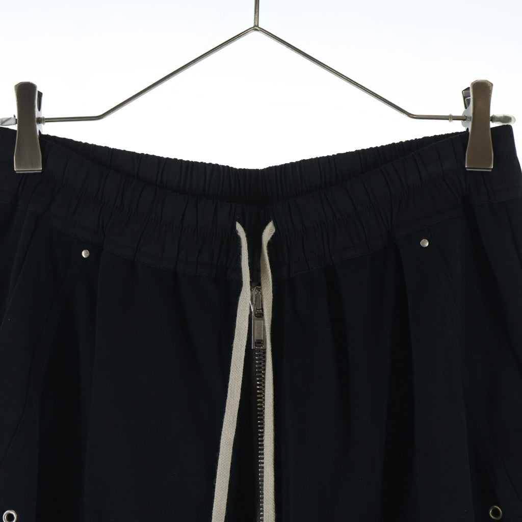 Rick Owens(リックオウエンス) 21AW BELA DRAWSTRING LONG PANTS ベラ ドローストリングロングパンツ ブラック RU02A5361-BA