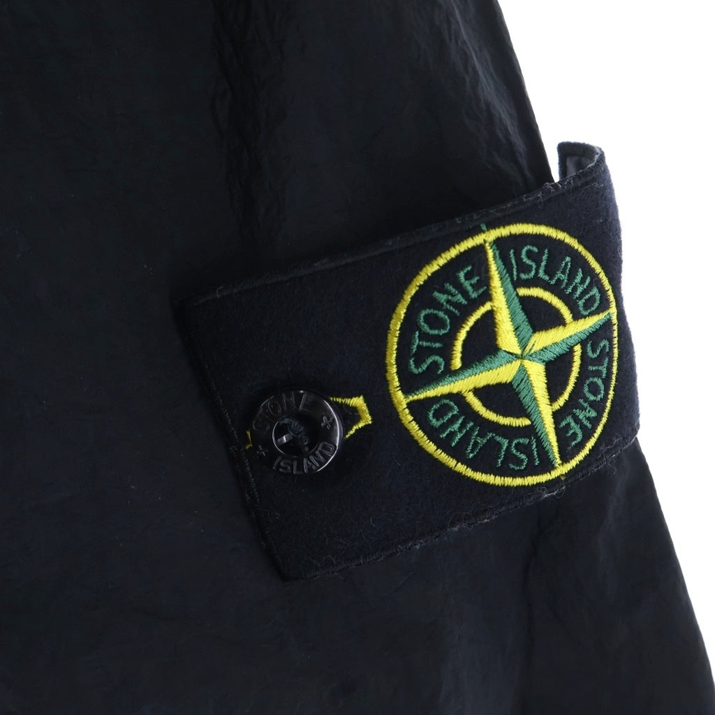 STONE ISLAND(ストーンアイランド) NYLON METAL IN ECONYL SHORT SLEEVE SHIRT ナイロン メタル 半袖 シャツ ブラック K2S151200035S0019