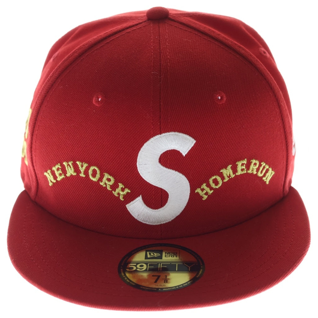SUPREME(シュプリーム) 25SS ×NEW ERA Homerun S Logo Baseball Cap ニューエラ ホームランSロゴ ベースボールキャップ レッド