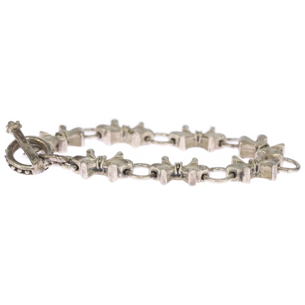 ROYAL ORDER(ロイヤルオーダー) Lily Design Bracelet ユリモチーフデザインブレスレット シルバー