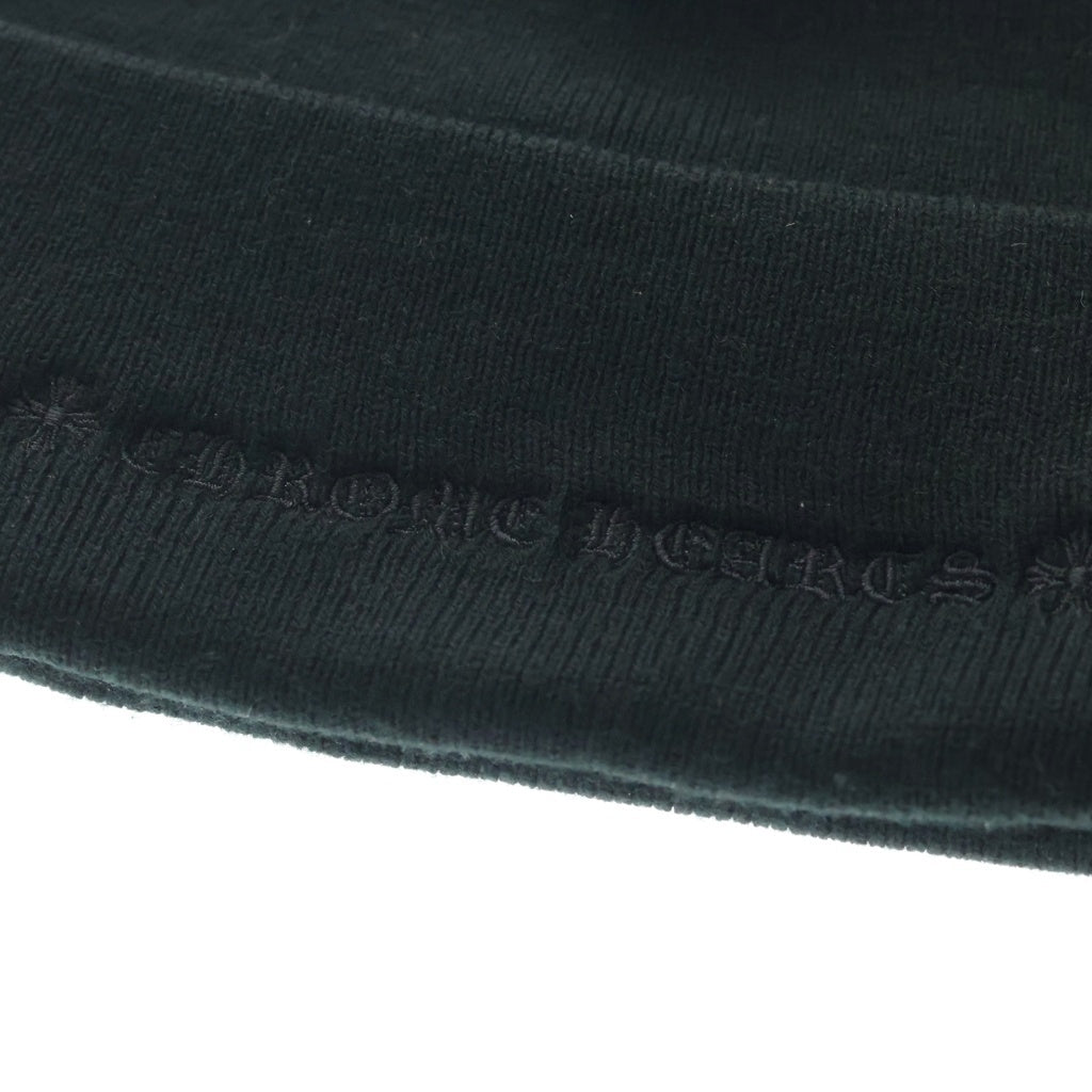 CHROME HEARTS(クロムハーツ) CH Logo Embroidery Acrylic Beanie CHロゴ刺繍ビーニー ニット帽 ブラック