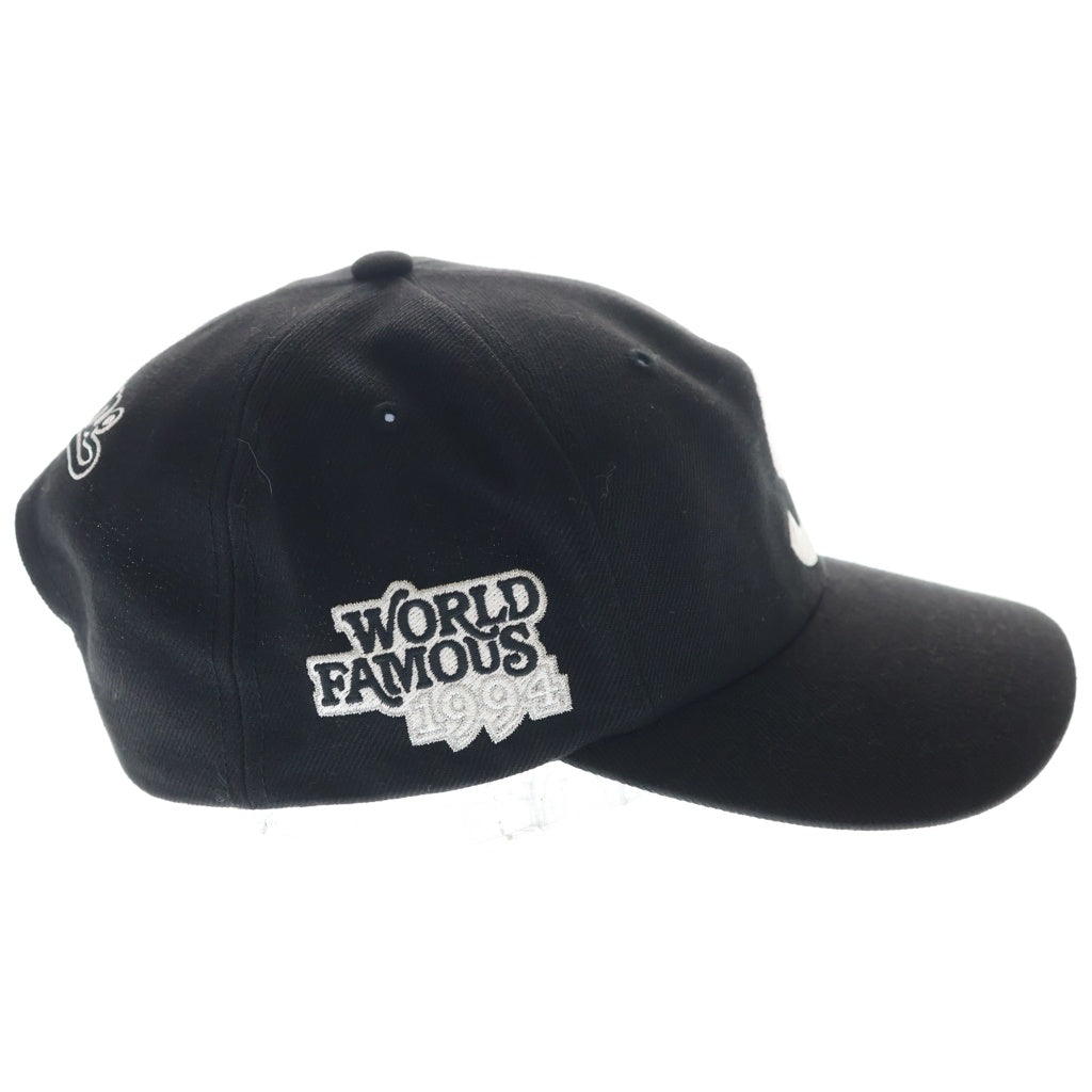 SUPREME(シュプリーム) 25SS World Famous S Logo 6Panel ワールド フェイマス エス ロゴ 6パネル キャップ 帽子 ブラック