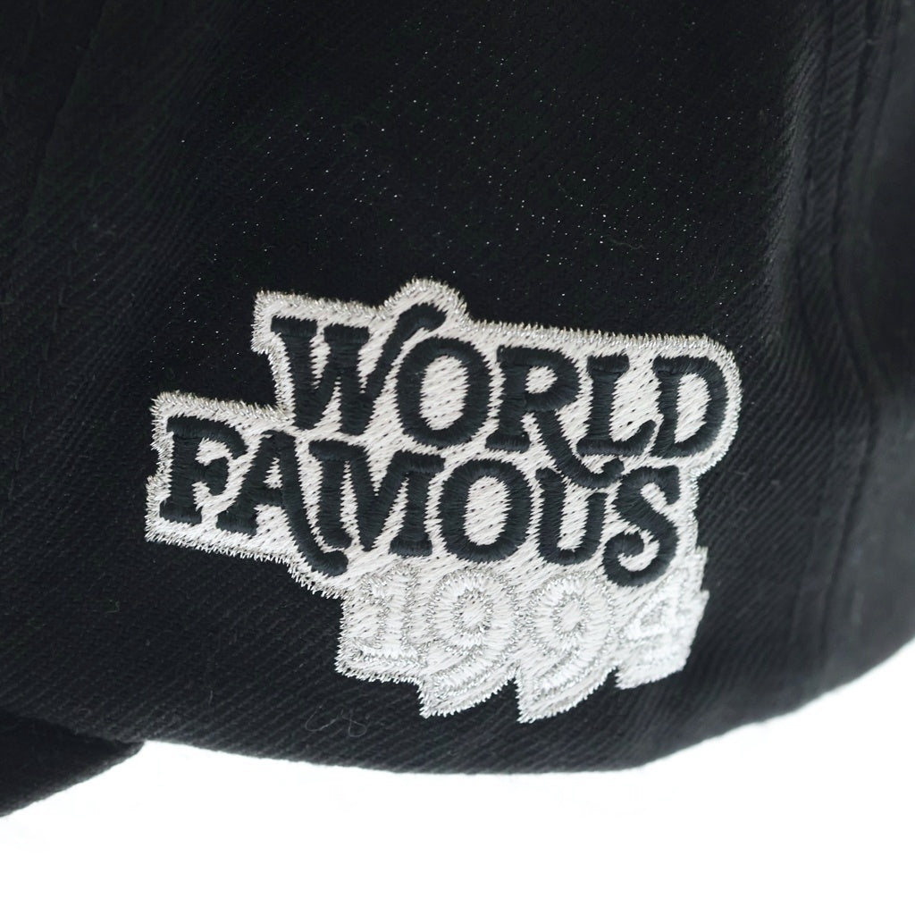 SUPREME(シュプリーム) 25SS World Famous S Logo 6Panel ワールド フェイマス エス ロゴ 6パネル キャップ 帽子 ブラック