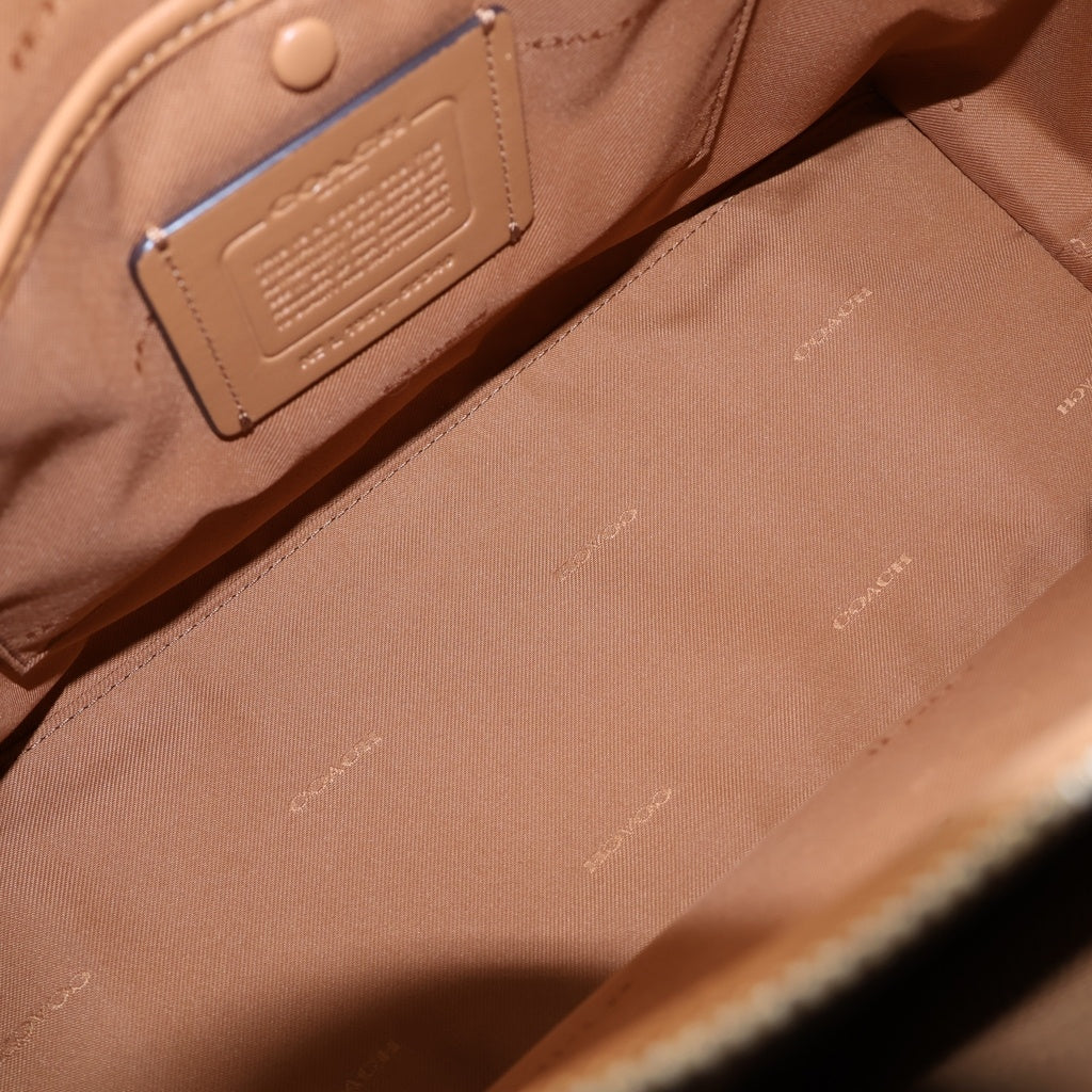 COACH(コーチ) Lora Carryall Leather Tote Shoulder Bag ローラ キャリーオール トートバッグ ショルダーバッグ アイボリー 1981-88340 レディース