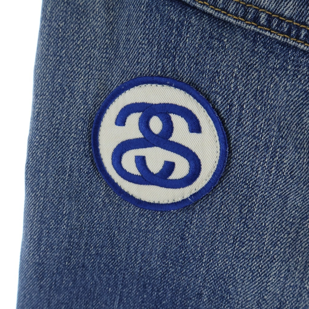Levi's(リーバイス) ×STUSSY 501 ステューシー ダメージ加工 ボタンフライ ストレート デニムパンツ インディゴ