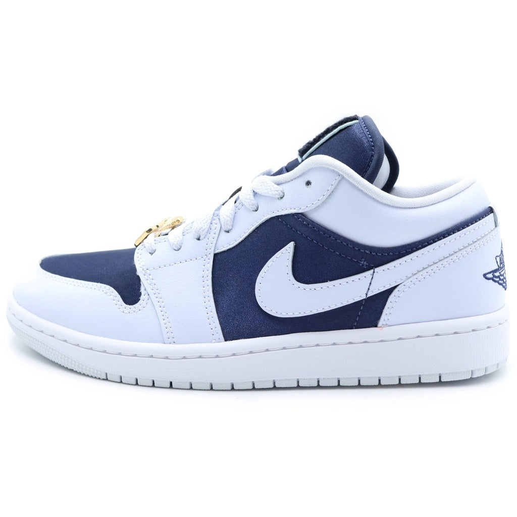 NIKE(ナイキ) Air Jordan 1 Low Football Grey エアジョーダン1 ロー フットボールグレー ローカットスニーカー ホワイト/ブルー US7.5/24.5cm FZ8778-044 レディース