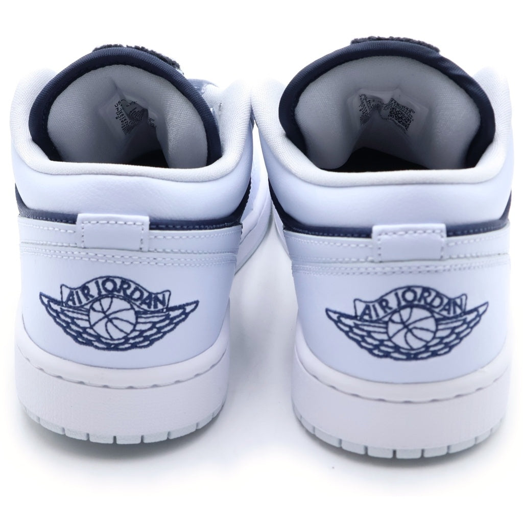 NIKE(ナイキ) Air Jordan 1 Low Football Grey エアジョーダン1 ロー フットボールグレー ローカットスニーカー ホワイト/ブルー US7.5/24.5cm FZ8778-044 レディース